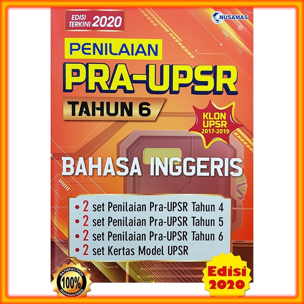 Buku Latihan: Penilaian Pra-UPSR - Bahasa Inggeris Tahun 6 ...