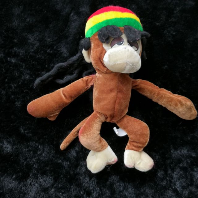 rasta monkey stuffed animal