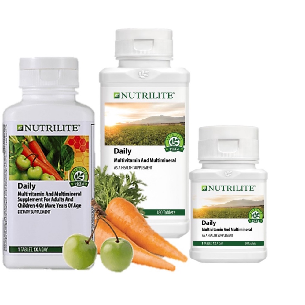 AMWAY Nutrilite Daily Multivitamin 60 Tab/180 Tab | Shopee Malaysia