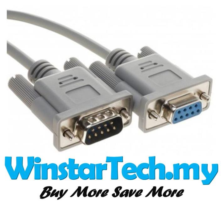 15m 3m 5m 10m 15m Rs232 Serial Db9 9pin Male To Female 2 3 Cross Line Cable 9 Pin Shopee Malaysia 0771