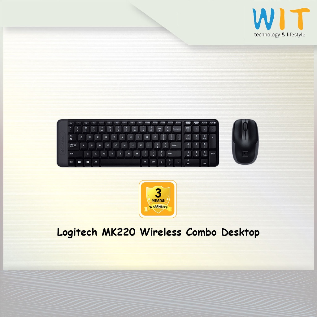 Logitech MK220 Wireless Combo Keyboard + Mouse