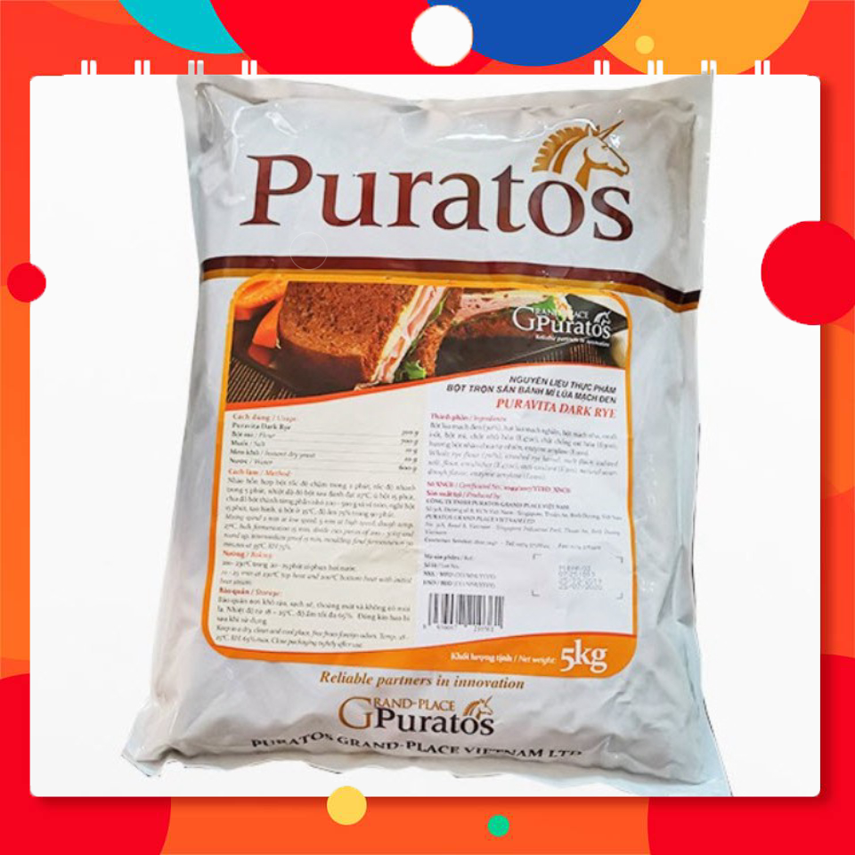Puratos black bread premixed flour (Divided from 5kg bags) Shopee