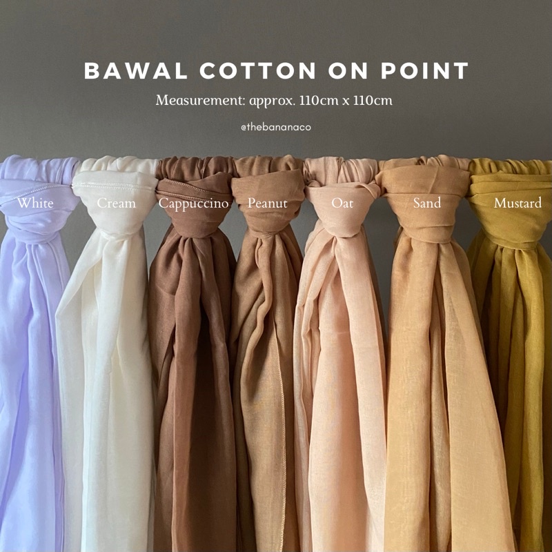 [Part 1] Bawal Cotton Plain On Point Bidang 45 Senang Bentuk Tudung ...