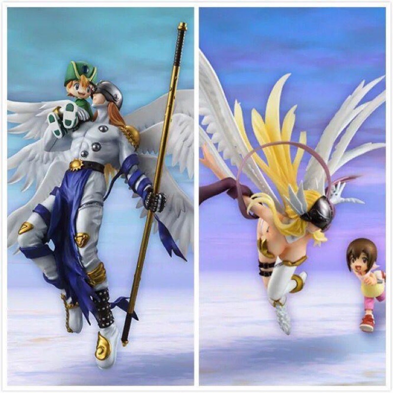 Angemon and Angewomon Digimon Action Figures | Shopee Malaysia