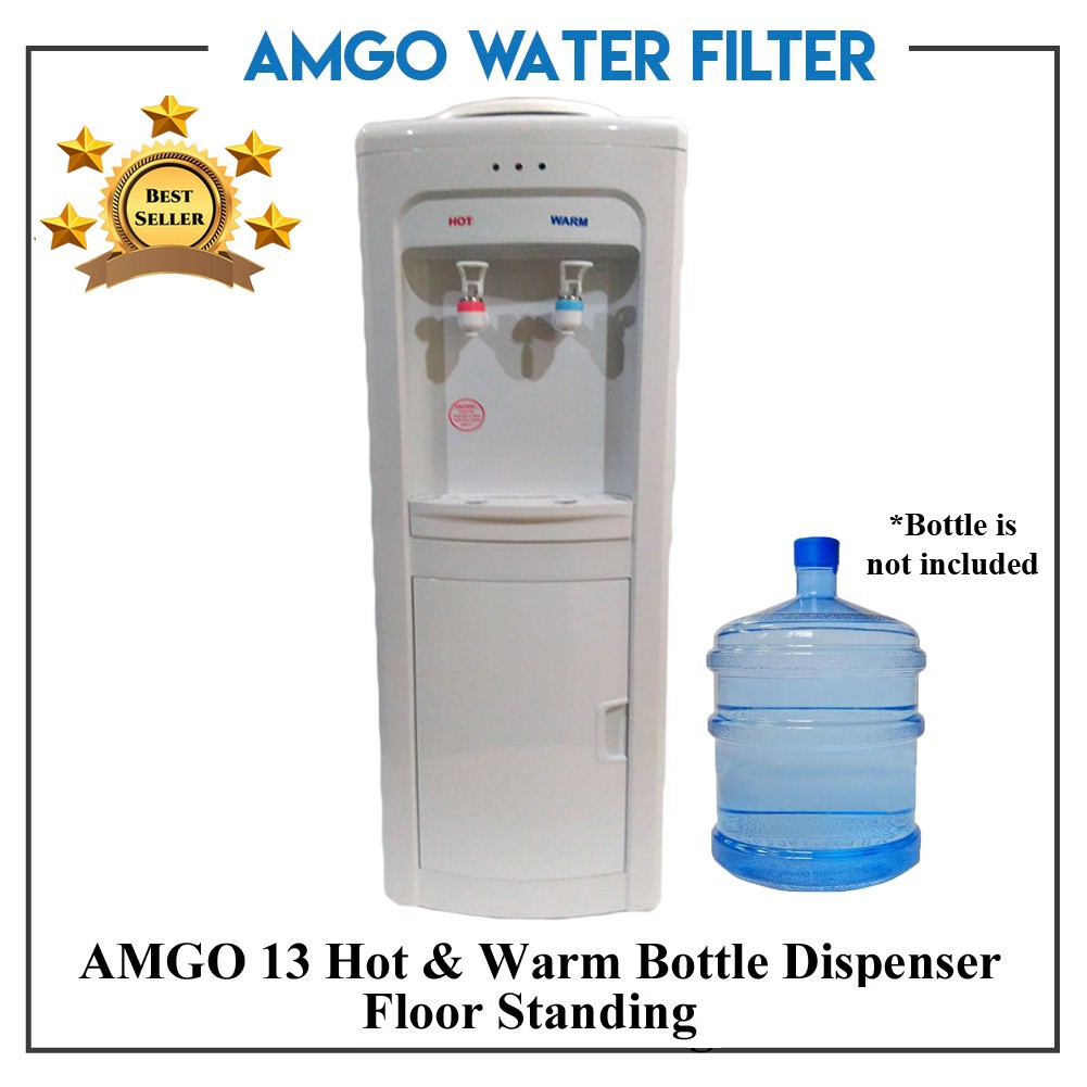 AMGO 13F Hot And Warm Water Floor Standing Bottle Water Dispenser