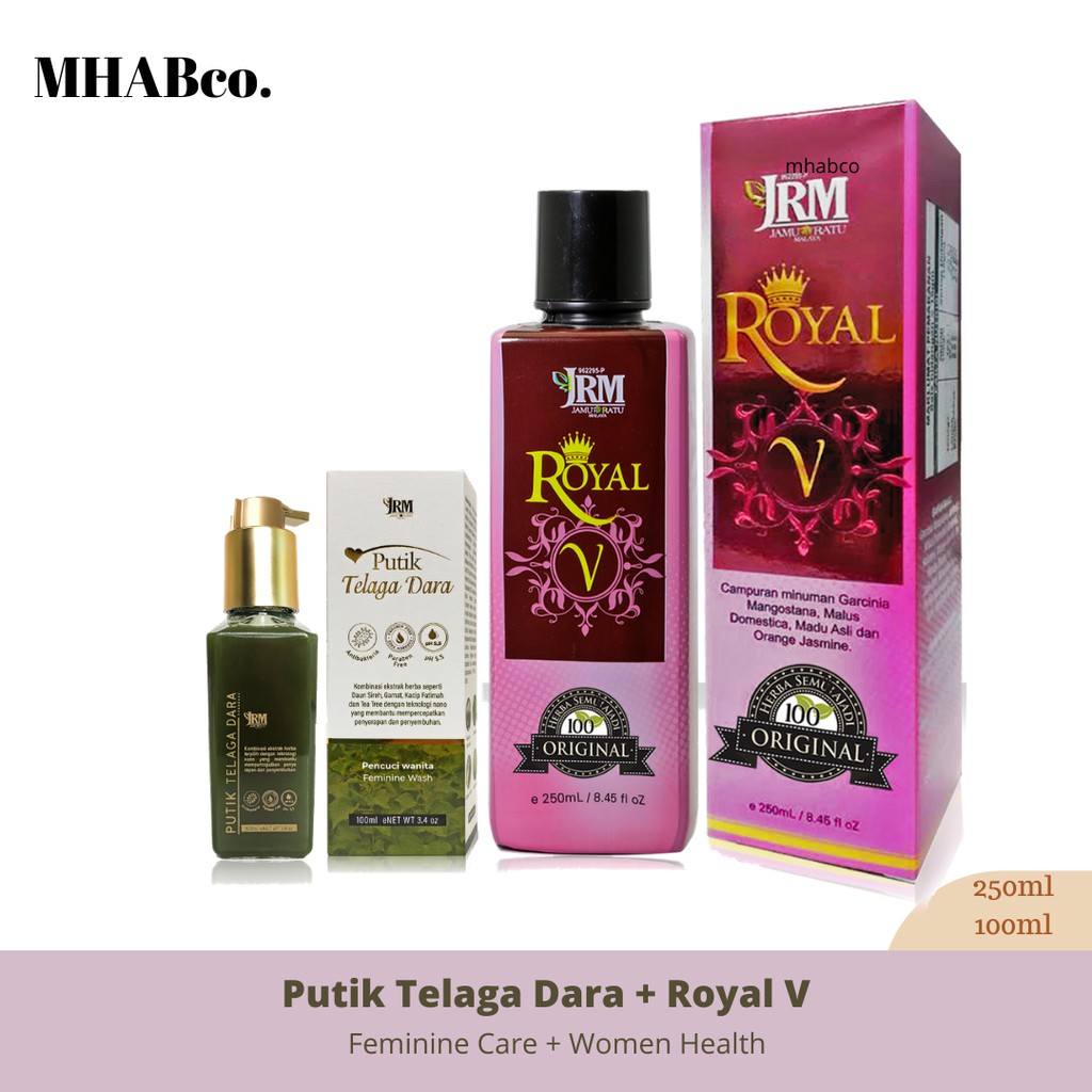 MHABco COMBO ROYAL V + PUTIK TELAGA DARA JAMU RATU MALAYA ...