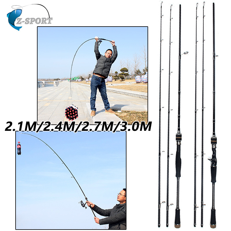 Z Sport Joran Pancing 2 1m 2 4m 2 7m 3 0m Carbon Mh H Super Hard Fishing Rod Set Nature Fishing Tackle Shopee Malaysia