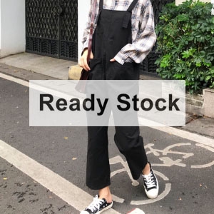 👏READY STOCK👏 5735 Button Jumpsuit ( size M )