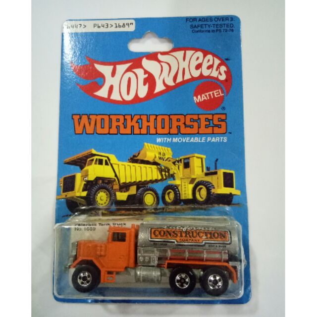 hot wheels construction trucks