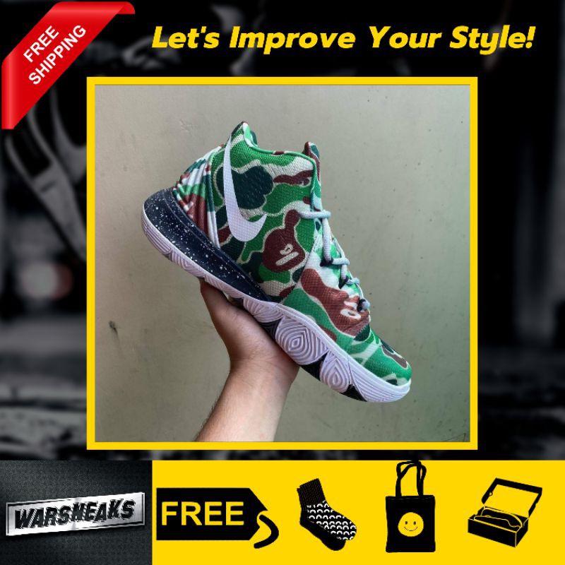 kyrie 5 bape