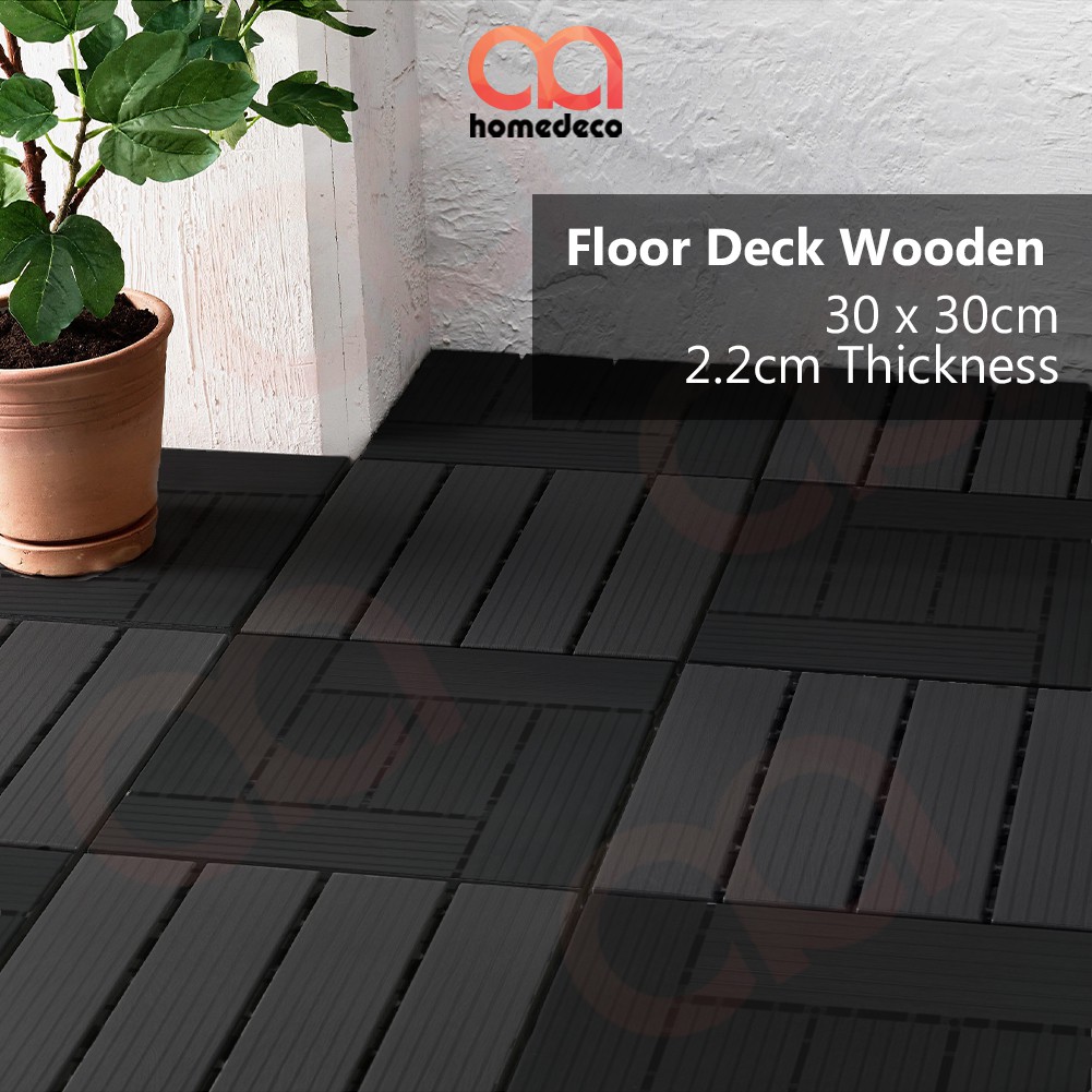 Floor Deck Wooden Floor DIY  Outdoor Flooring Deck Tile 