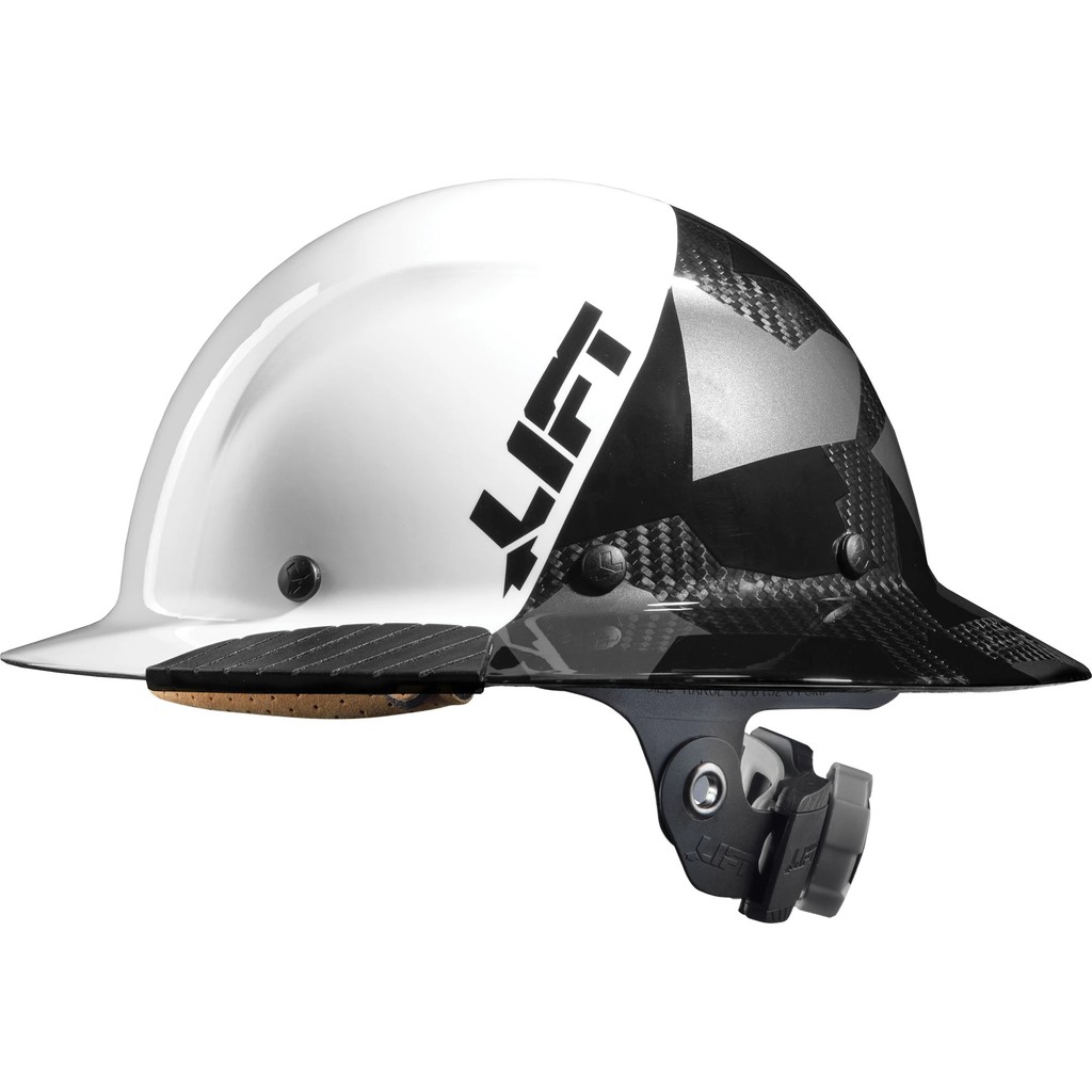 LIFT SAFETY DAX CARBON FIBER CAMO FULL BRIM HARDHAT HDF50C-20CK / HDC-20CK