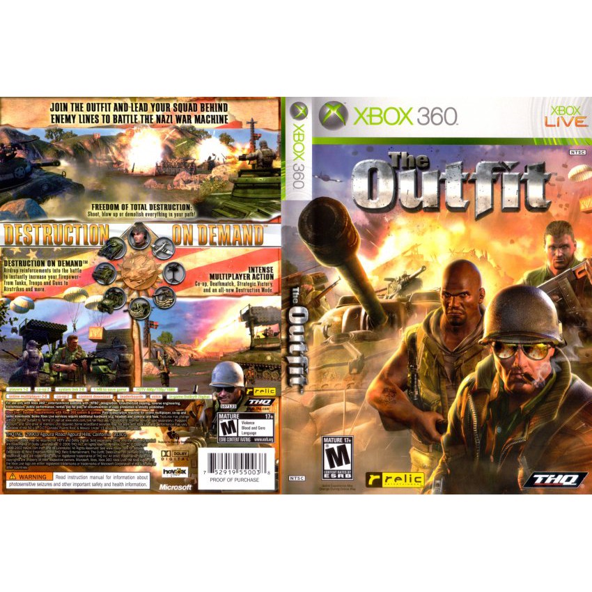 XBOX 360 Game The Outfit | Shopee Malaysia