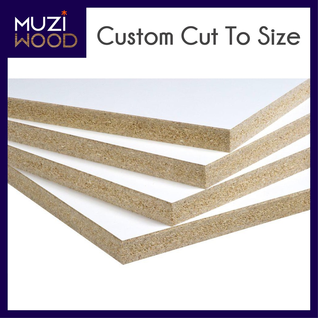 Direct Factory Custom Cut Moisture Resistant Papan Chipboard Putih