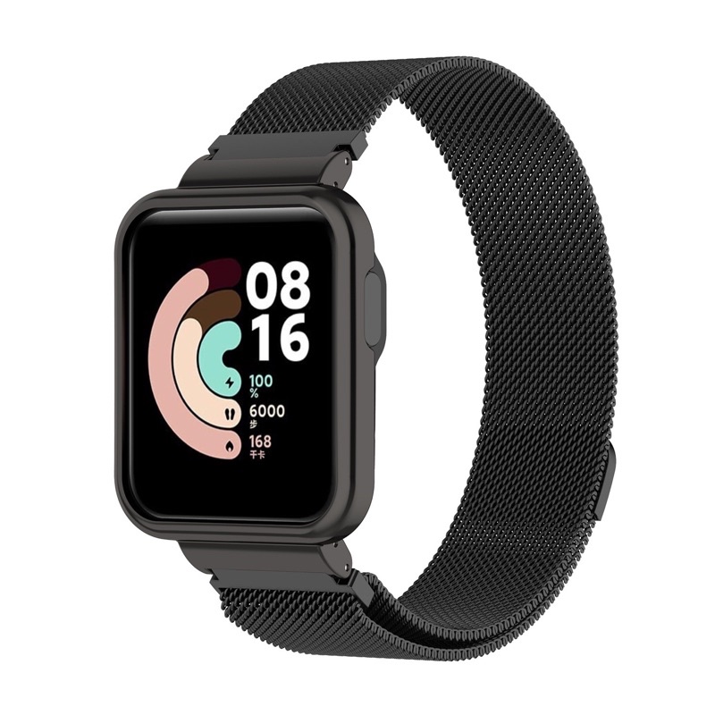 [[ HADIAH PERCUMA Untuk Tali Xiaomi Redmi Watch 2 Lite / Tali Xiaomi Mi Watch Lite Pengganti Keluli Tahan Karat