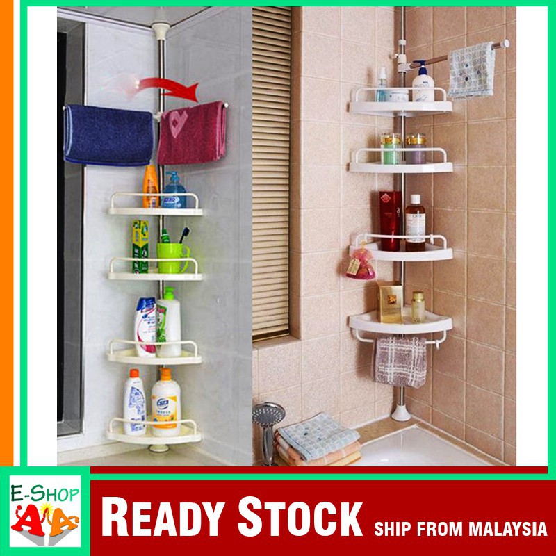 Rak Bilik Mandi Air Bath Rack Toilet Rack Living Home Bekas Serbaguna Rak Dapur Kitchen Bilik Tidur Bedroomj Shopee Malaysia