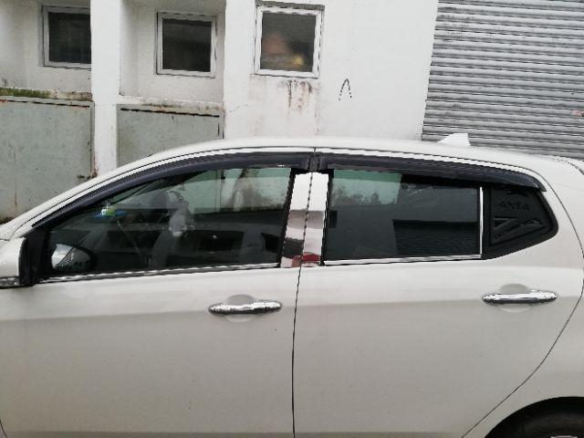 Perodua Axia Stainless Steel Door Pillar Trim with Double 