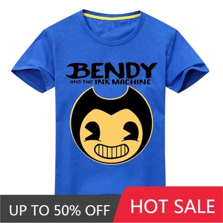 Children Clothes T Shirts Cute Bendy And The Ink Machine Short Sleeve T Shirt Tee Clothing Kids T Shirt Infant Tee Shopee Malaysia - ink bendy shirt roblox