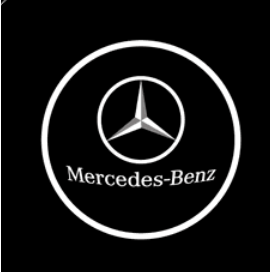Mercedes Benz Compatible C-Class Car Door LED Logo Light Projector for C200/C230/C260/C280/C300 Ghost Shadow Lights Welcome Lamp Acessories 2PCS