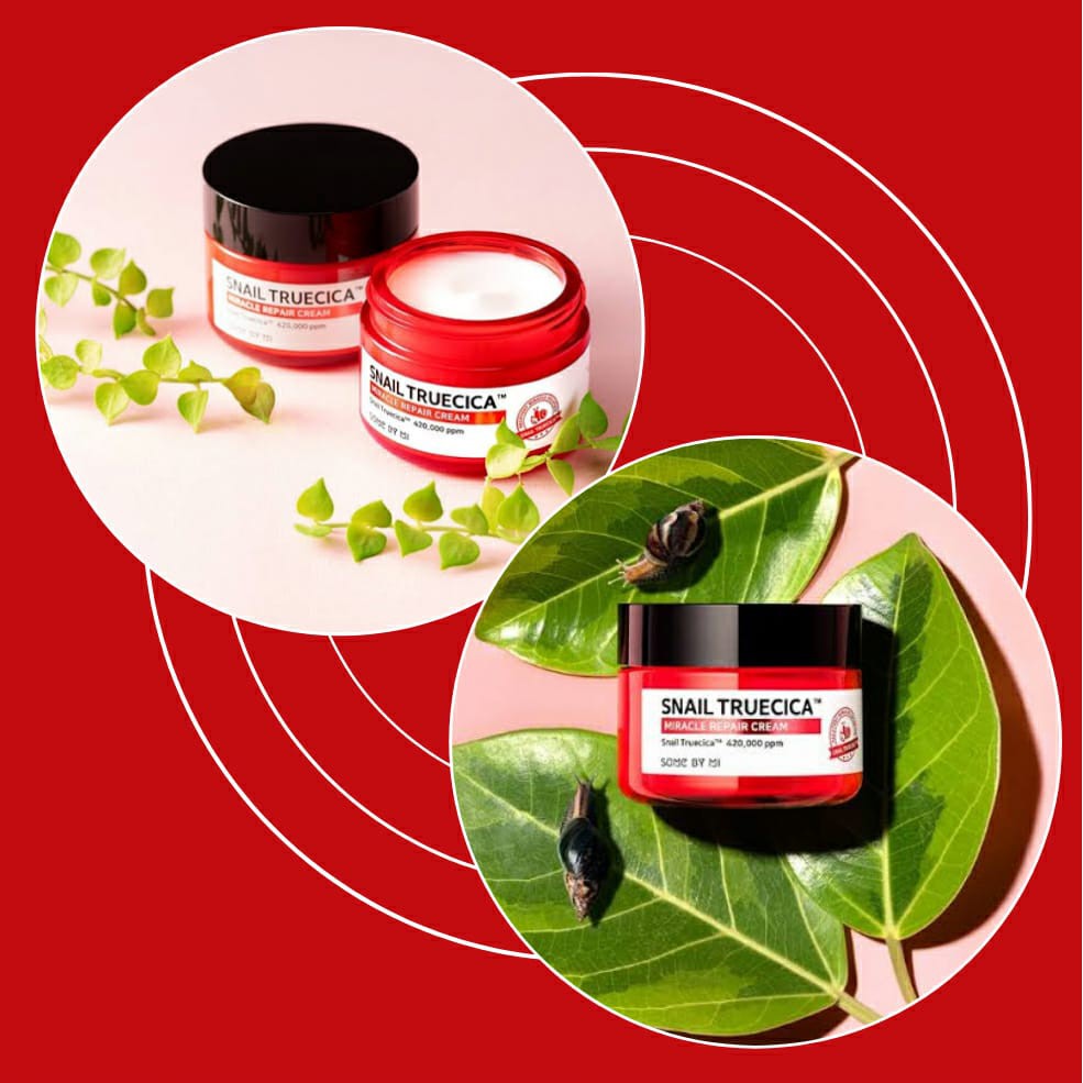 SOMEBYMI Snail TrueCICA Miracle Repair Cream – Mit Schneckenschleim & Ceramiden, Für Hautregeneration