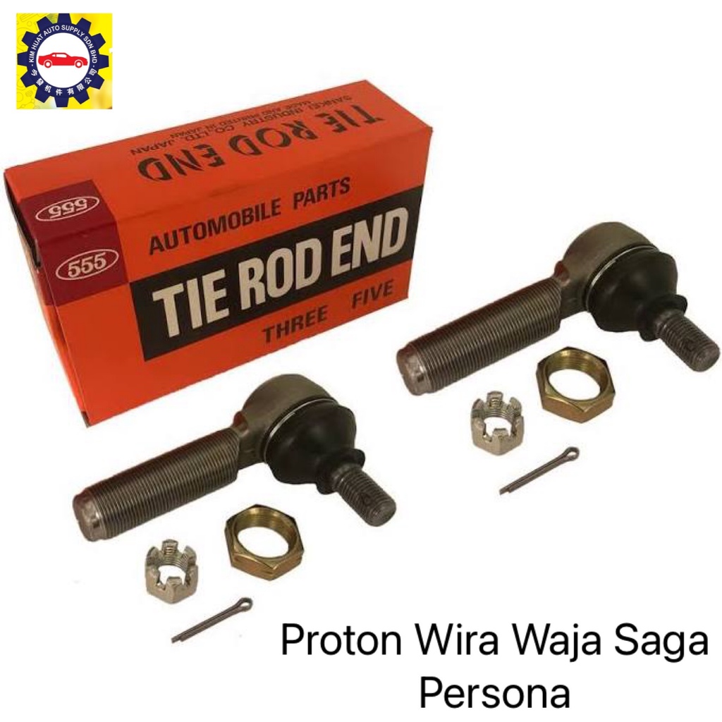 555 Tie Rod End Proton Wira Waja Saga Persona 1 Set SE7301 Shopee