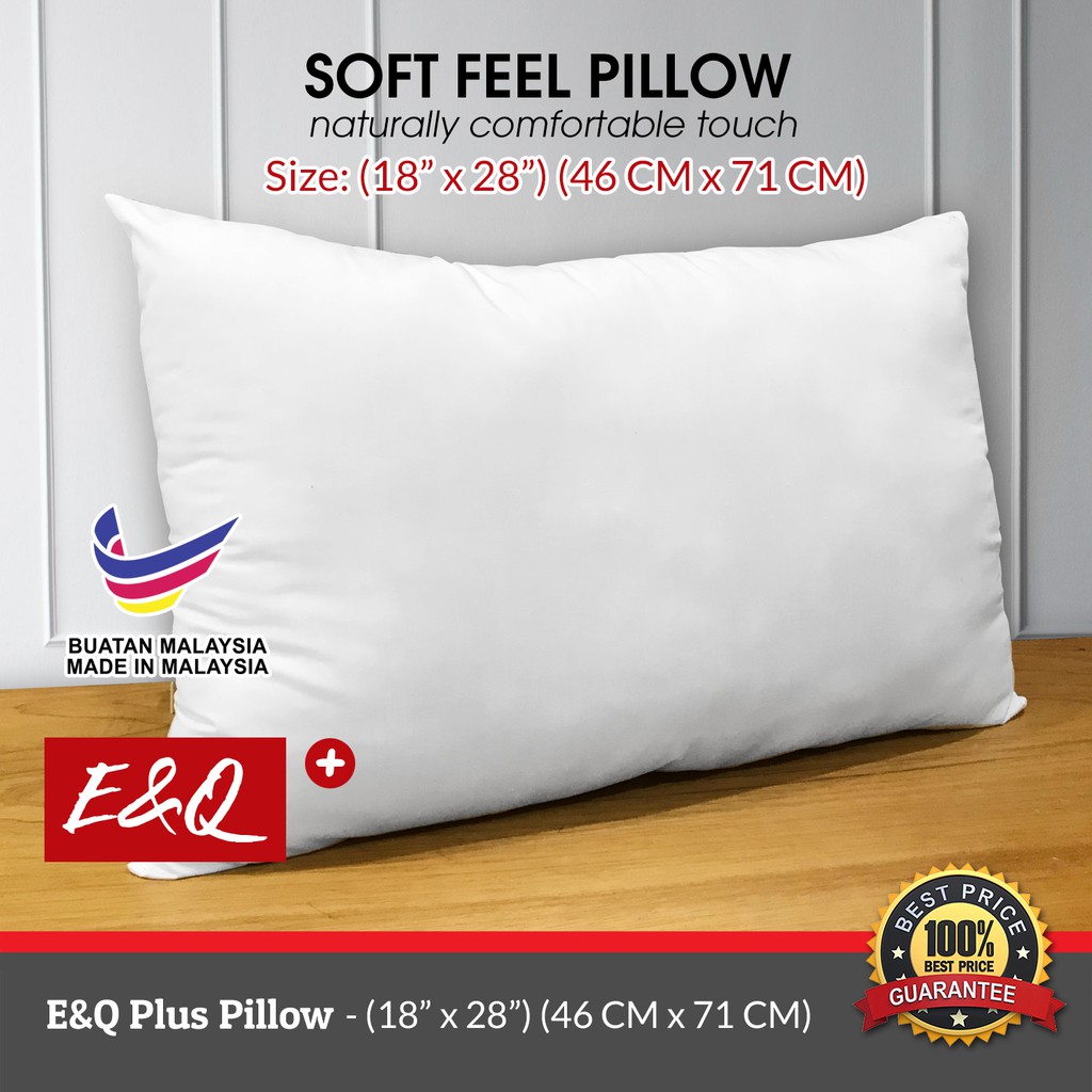 ENQ Hotel Sleeping Pillow Microtex Fabric / Hollow Polyester Fibre