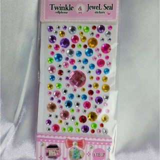 Twinkle Jewel Seal Acrylic Crystal Rhinestones Gem Diamond Sticker Self ...