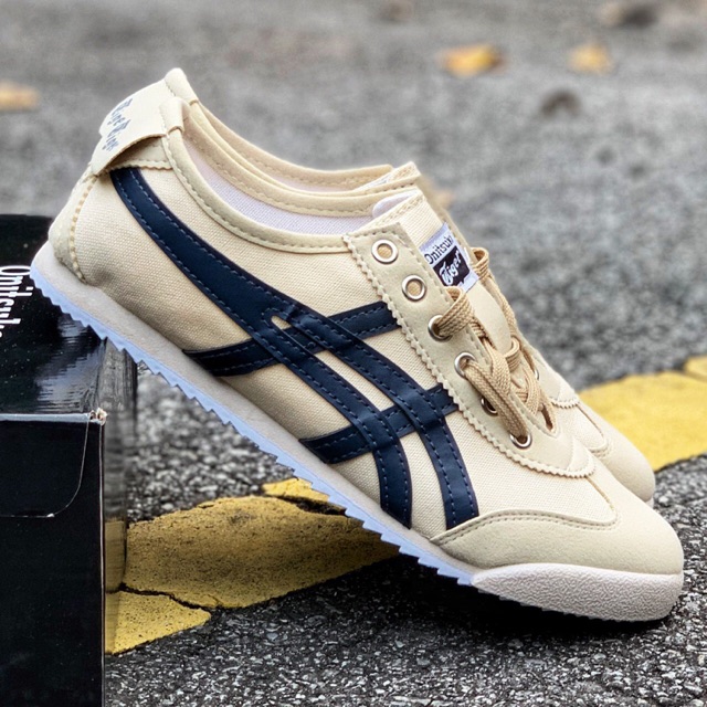 onitsuka tiger cream navy