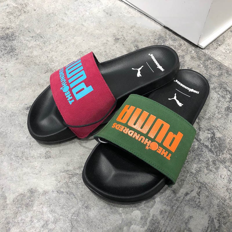 puma slides velcro