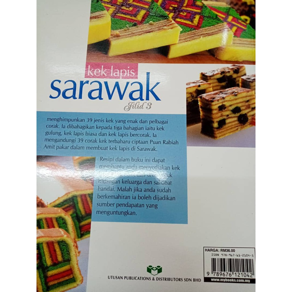 Kek Lapis Sarawak Jilid 3, (rabiah Amit)  Shopee Malaysia