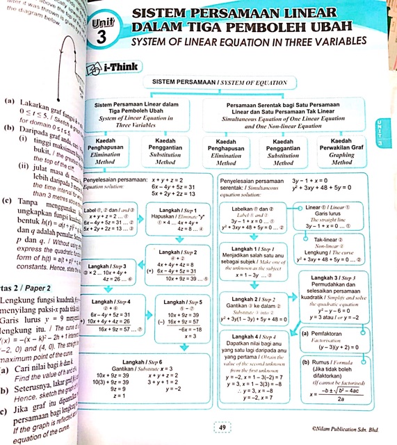 Nilam Publication Modul Pak 21 2020 Matematik Tambahan Tingkatan 4 Shopee Malaysia
