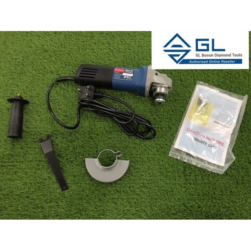 Dongcheng DSM10-100 1020W 4" Angle Grinder with Variable Speed Control