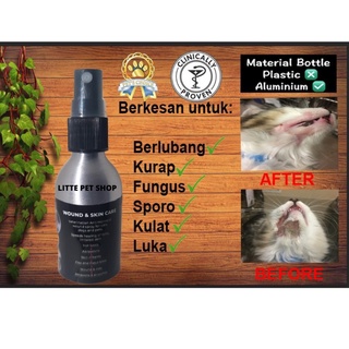 Ubat Luka Kucing / Spray Kucing / Cat Spray / Ubat Kurap Kucing Untuk ...