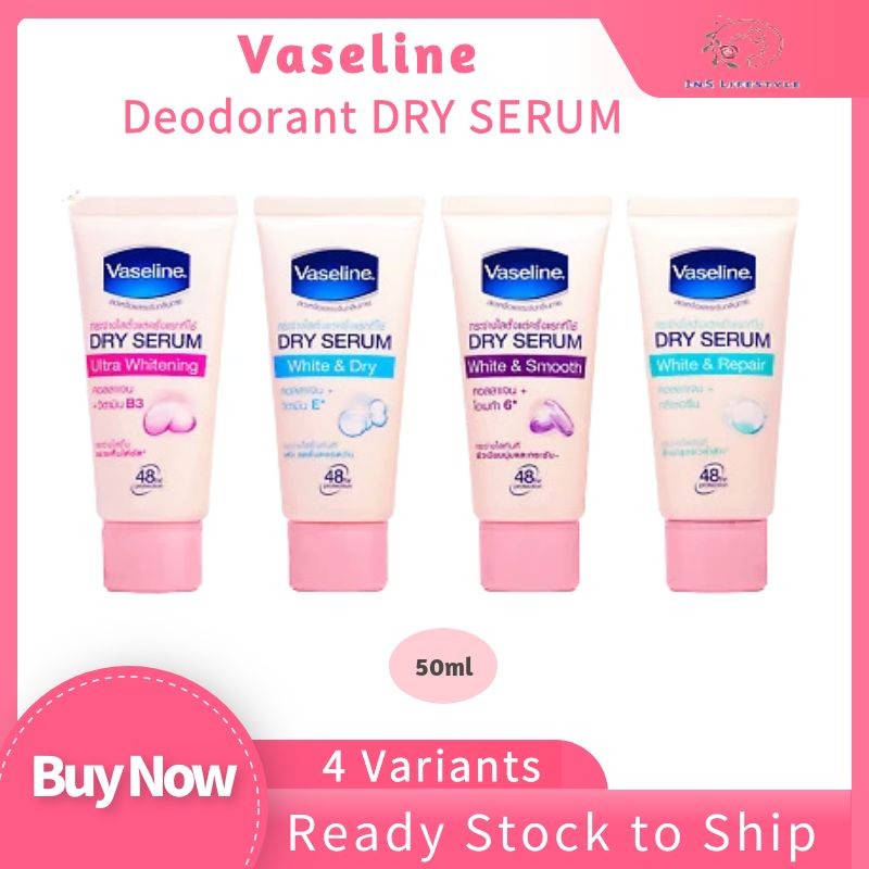 Vaseline Deodorant Dry Serum 48 Hours Protection 50ml | Shopee Malaysia