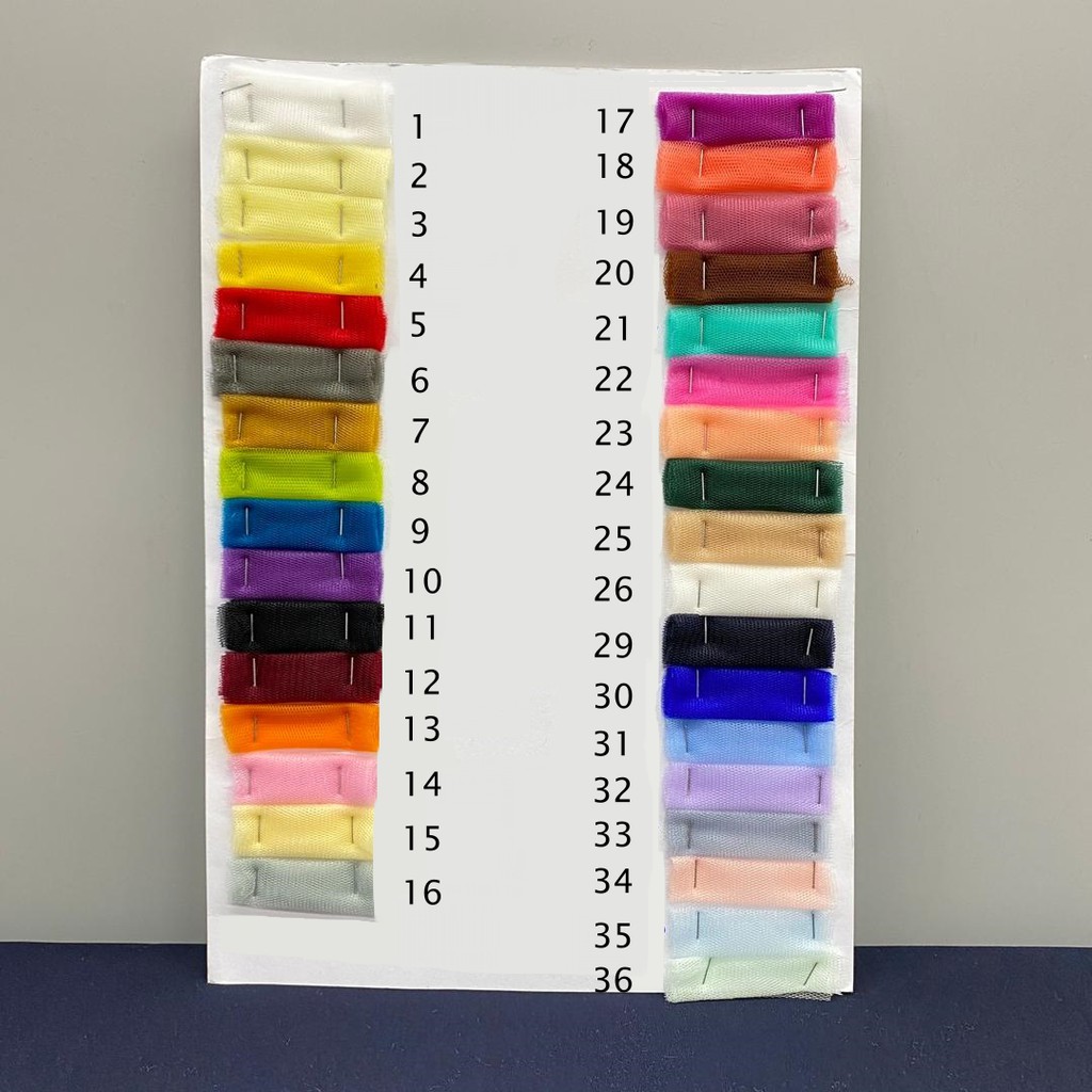 63" Soft Tulle Netting Fabric / Kain Net Lembut