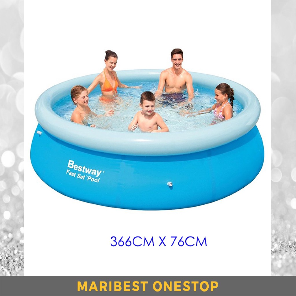 Bestway 57273 Inflatable Fast Set Swimming Pool SOLO