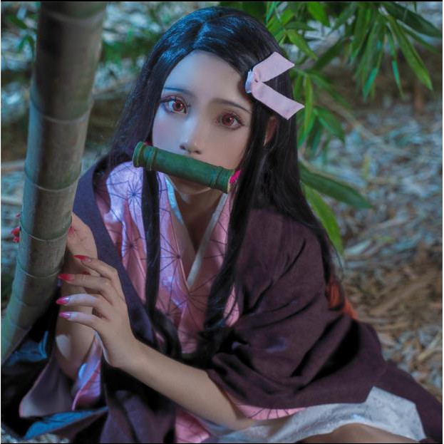 Anime Demon Slayer Kimetsu No Yaiba Costumes Kimono Kamado Nezuko Adult 