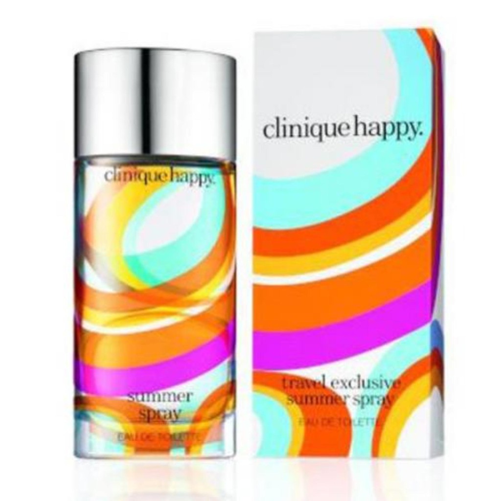 Clinique Happy Travel Exclusive Summer Spray For Women EDT 100ml | Shopee  Malaysia