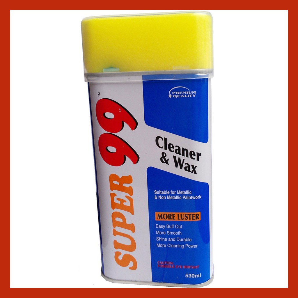 SUPER 99 Luster Cleaner & Wax 530ML (Made in Malaysia) Shopee Malaysia