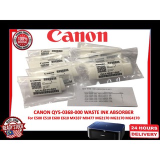 Canon Qy5 0368 000 Waste Ink Absorber For E500 E510 E600 E610 Mx337 Mx477 Mg2170 Mg3170 Mg4170 Mg5770 Shopee Malaysia