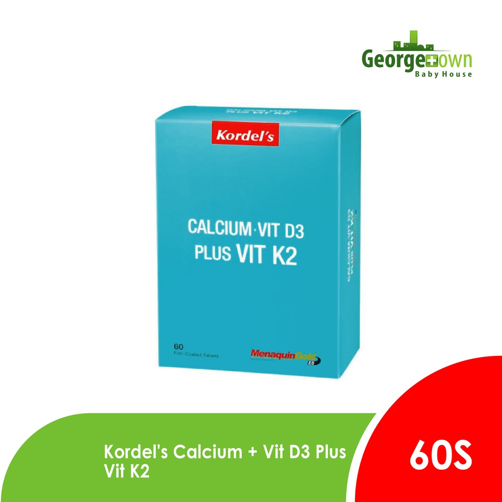 Kordel's Calcium Vit D3 Plus Vit K2 tablets 60s Shopee Malaysia