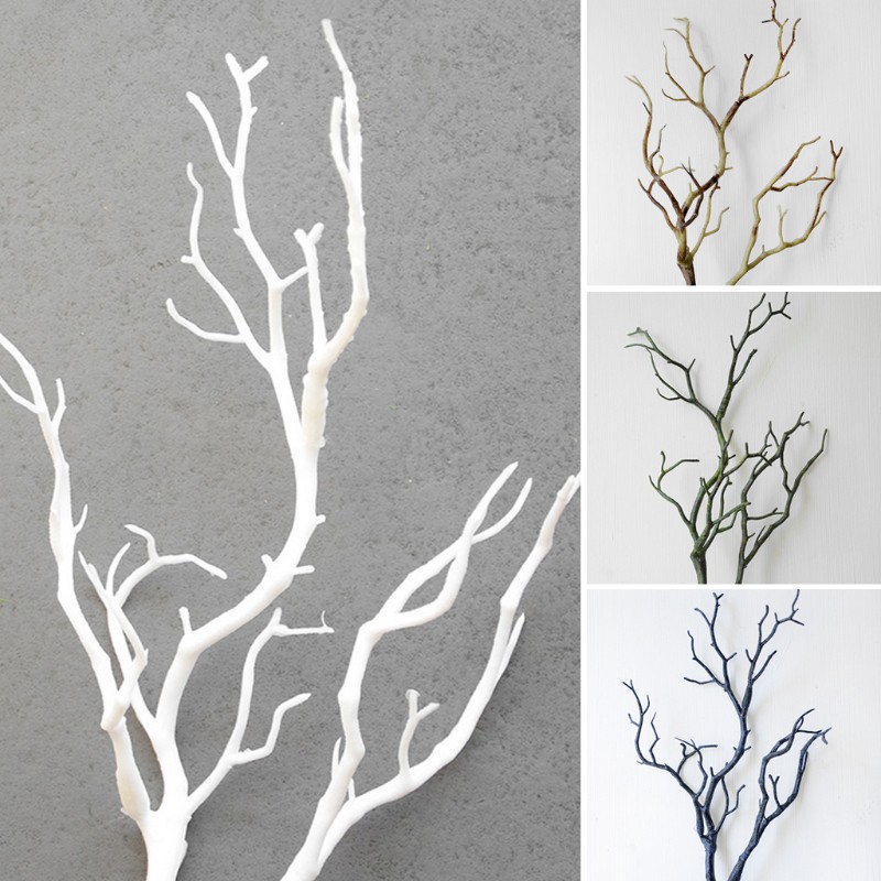 Top Wedding Decoration Peacock Coral Branches Plastic Artificial