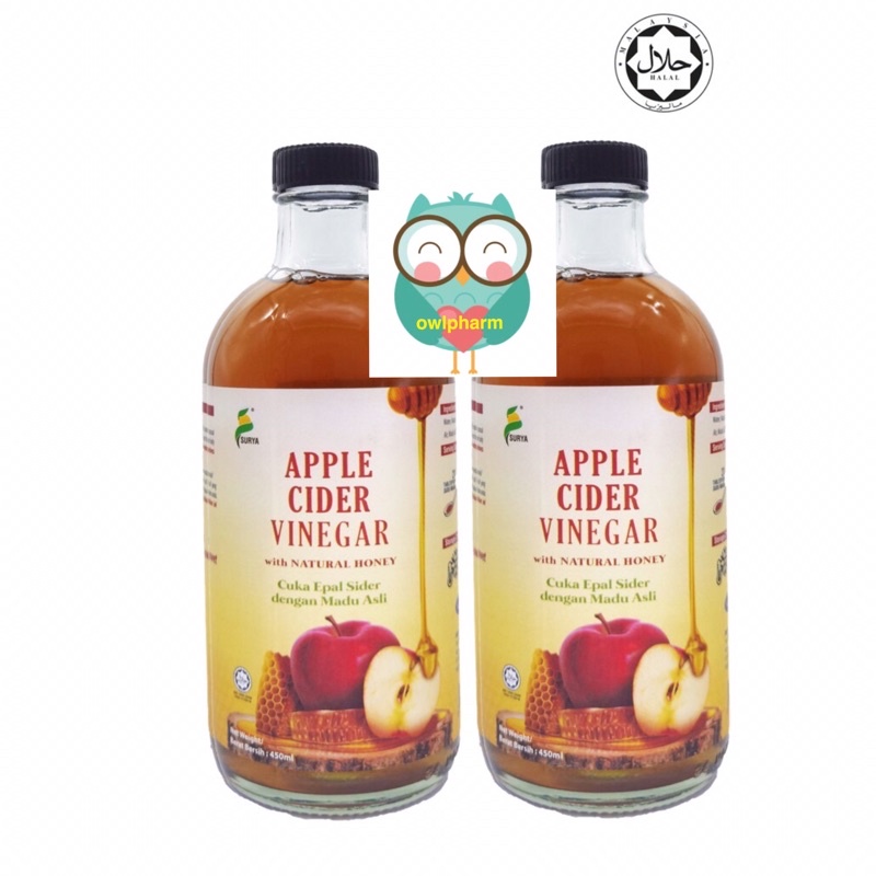 Surya Apple Cider With Honey 2x450ml 150ml 450ml 750ml