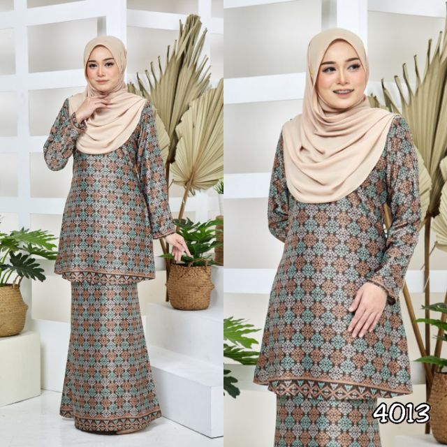 Baju Kurung Moden Exclusive Design Corak Menarik Material Premium Silk ...