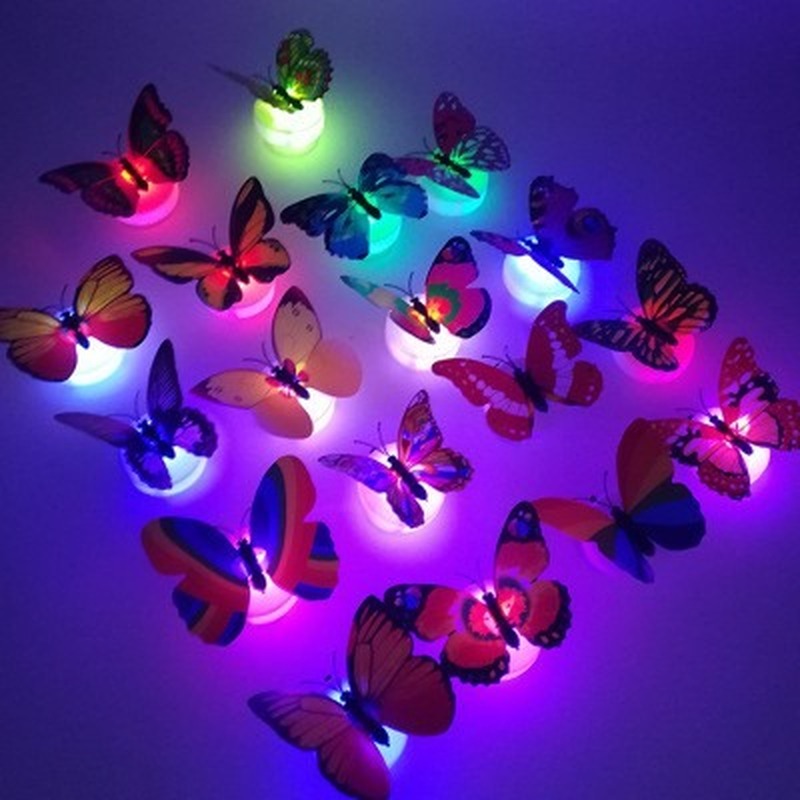 COD LED Night Light Decoration Night Lamp Beautiful Butterfly Shopee