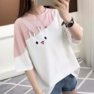  Half  Sleeve T shirt  Women s Blouse  Casual Women T Shirt  