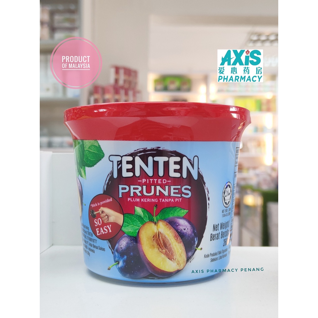 Tenten Pitted Prunes Plum Kering Tanpa Pit 260g (SO EASY) Exp: 08/2025