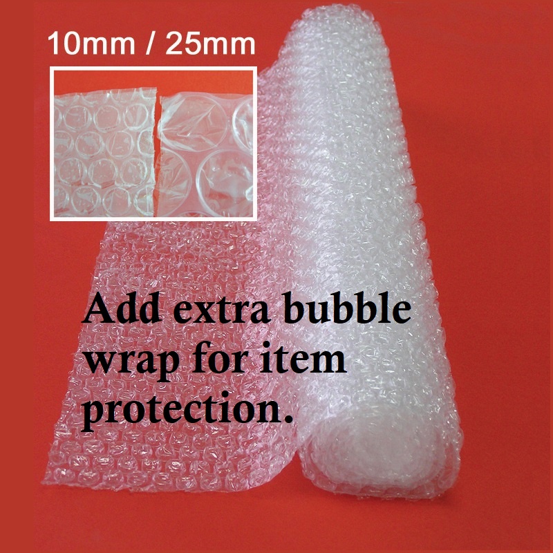 (ADD ON DEAL) Extra Bubble Wrapping Service For Delivery Protection