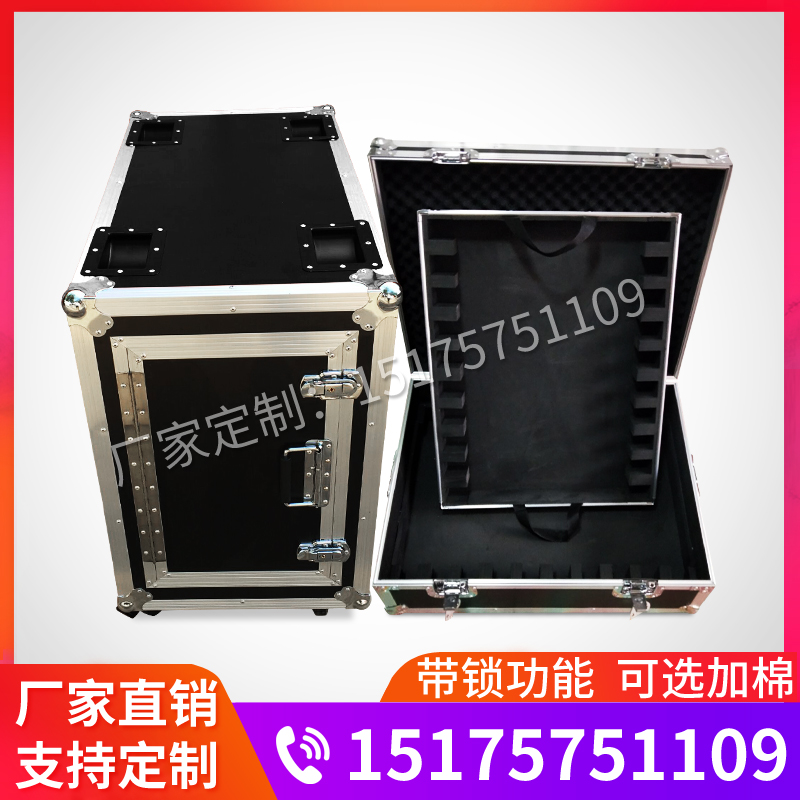 Aluminum alloy box toolbox trolley case precision instrument box aviation box custom-made technology equipment box trans