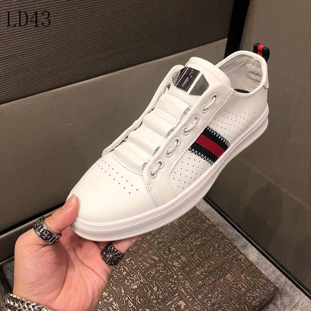 gucci white casual shoes